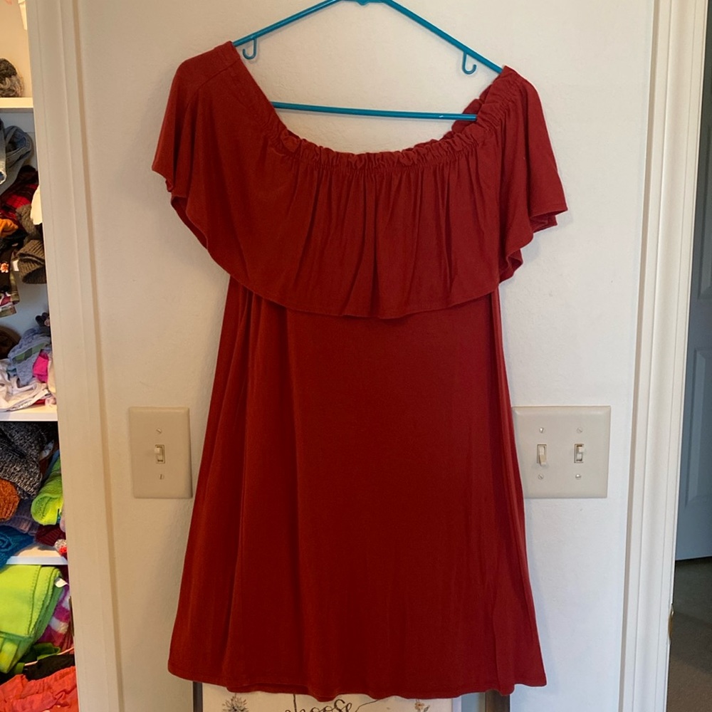 a&f off the shoulder dress